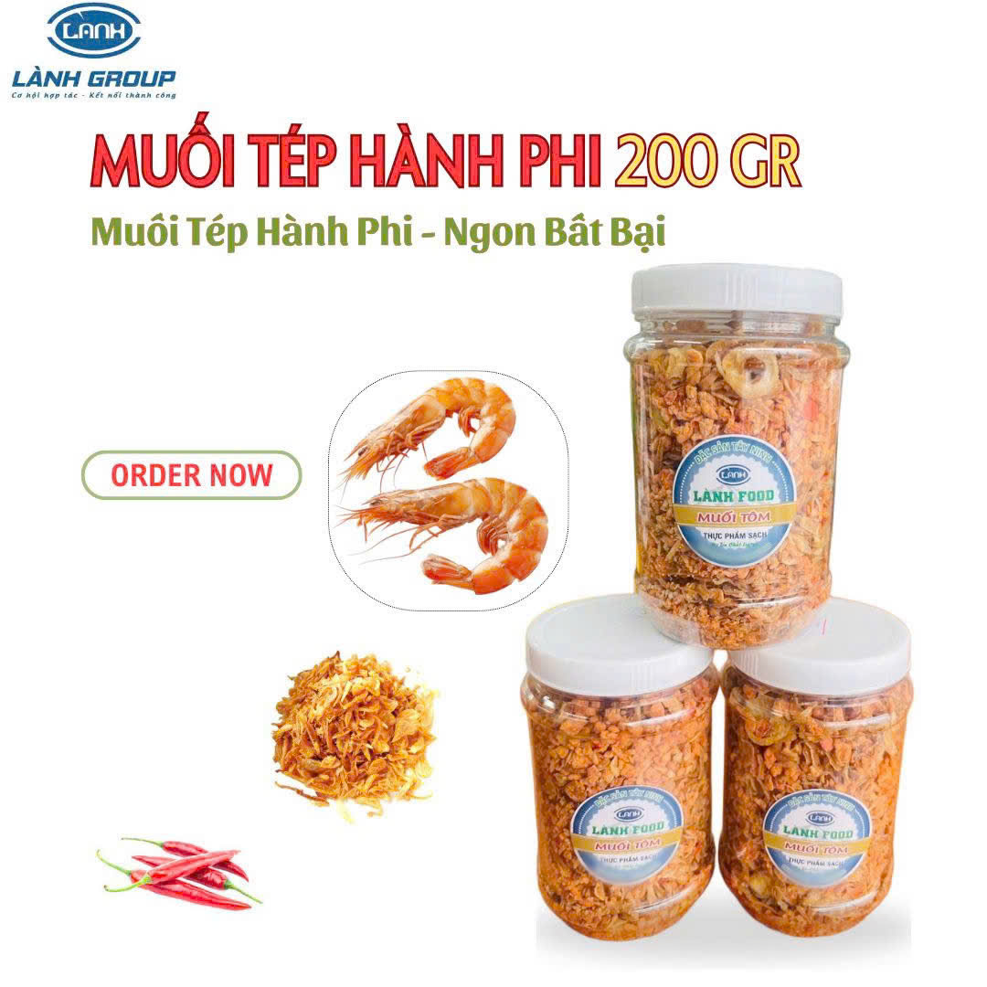 Muối Tép Hành Phi 200GR