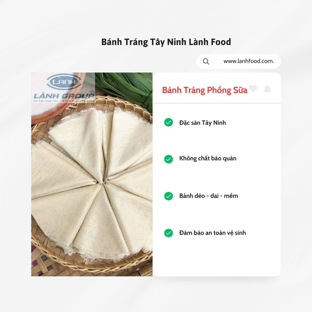 BÁNH TRÁNG PHỒNG SỮA