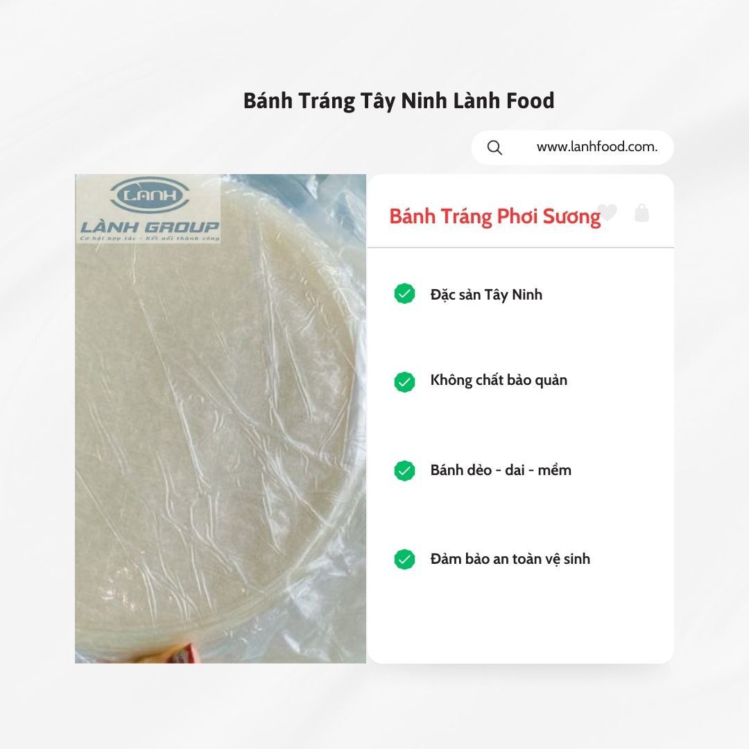BÁNH TRÁNG PHƠI SƯƠNG 1KG