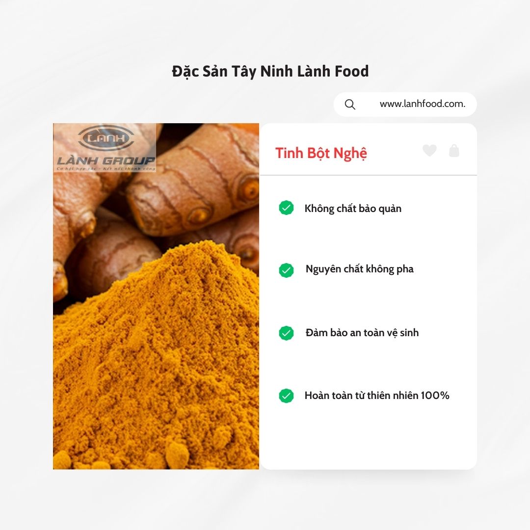 TINH BỘT NGHỆ 500GR