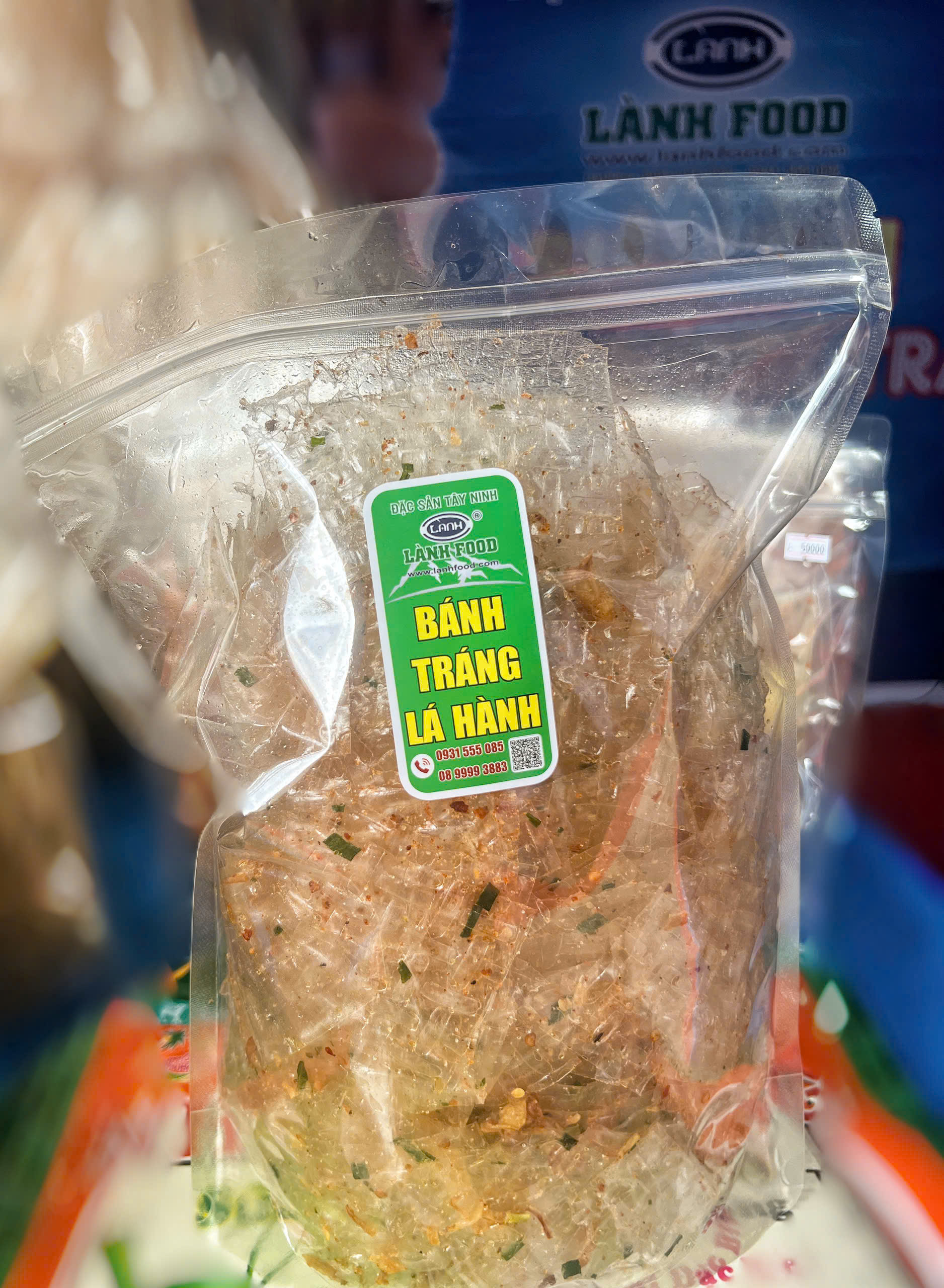 Bánh Tráng Lá Hành 250GR LÀNH FOOD – Món Ăn Vặt Dễ Gây Nghiện
