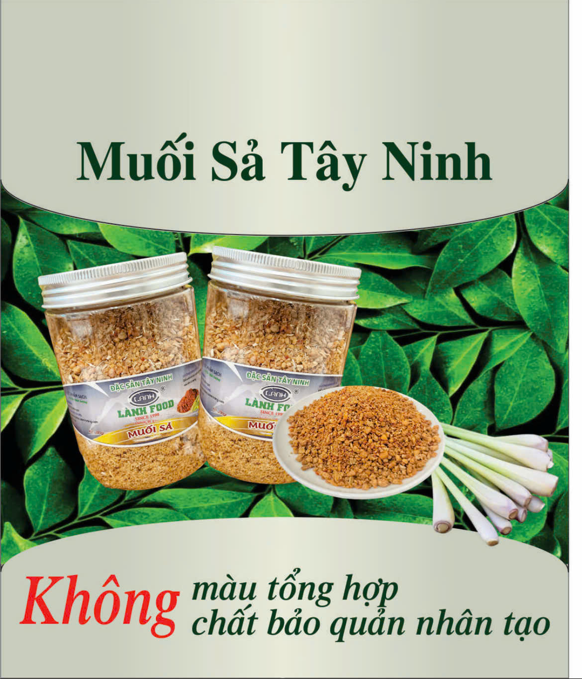 Muối Sả 200G LÀNH FOOD – Gia Vị Rang Tay Truyền Thống, Thơm Lừng Vị Sả