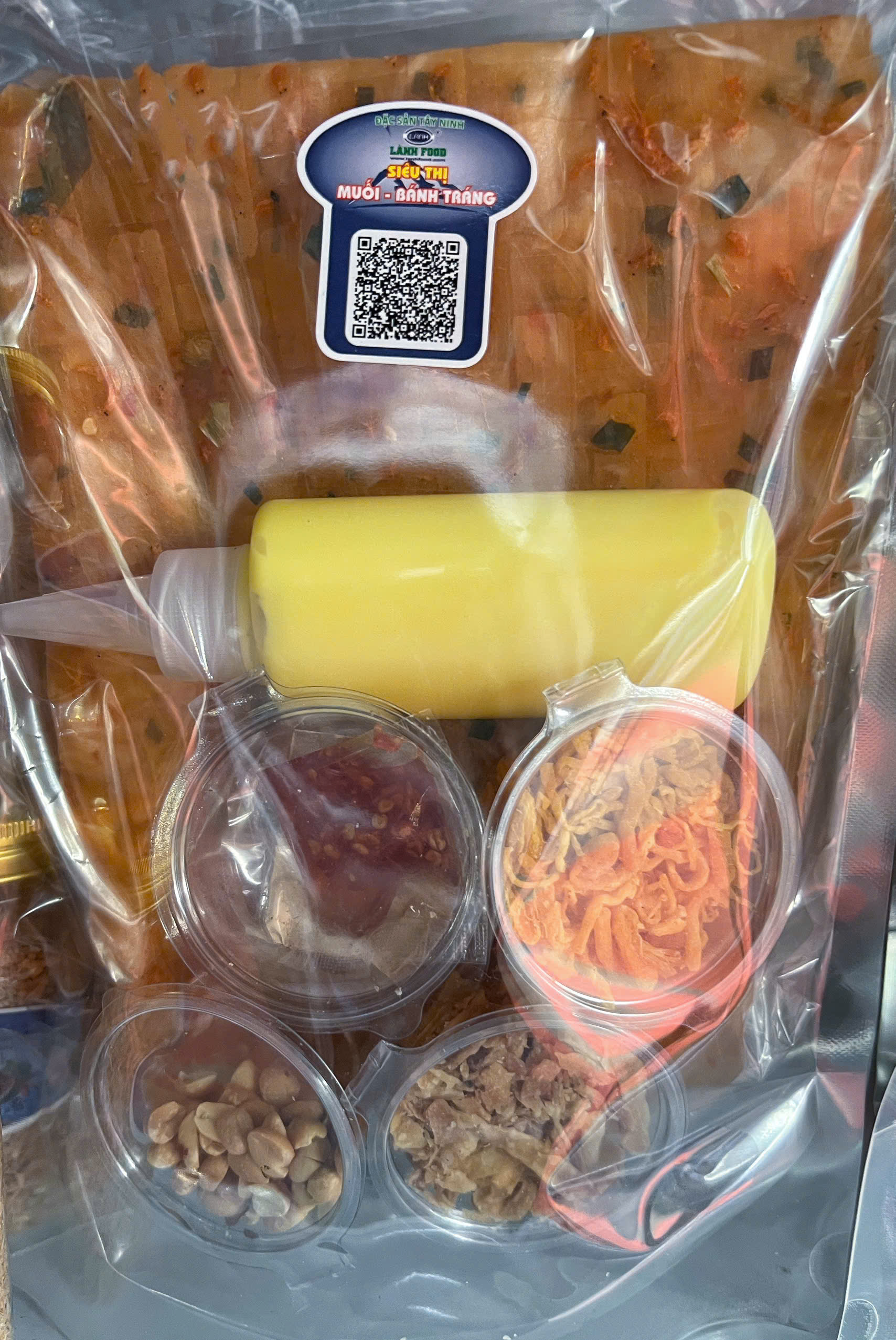 Bánh Tráng Dẻo Tôm Cuộn Bơ LÀNH FOOD – Thơm Béo, Cay Nhẹ, Mềm Dẻo, Ăn Một Lần Là Ghiền